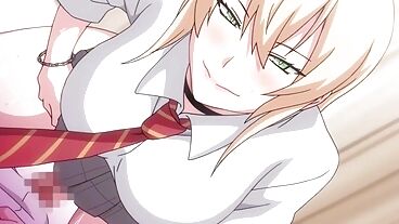 动漫金发小妞骑公鸡和得到内部射精